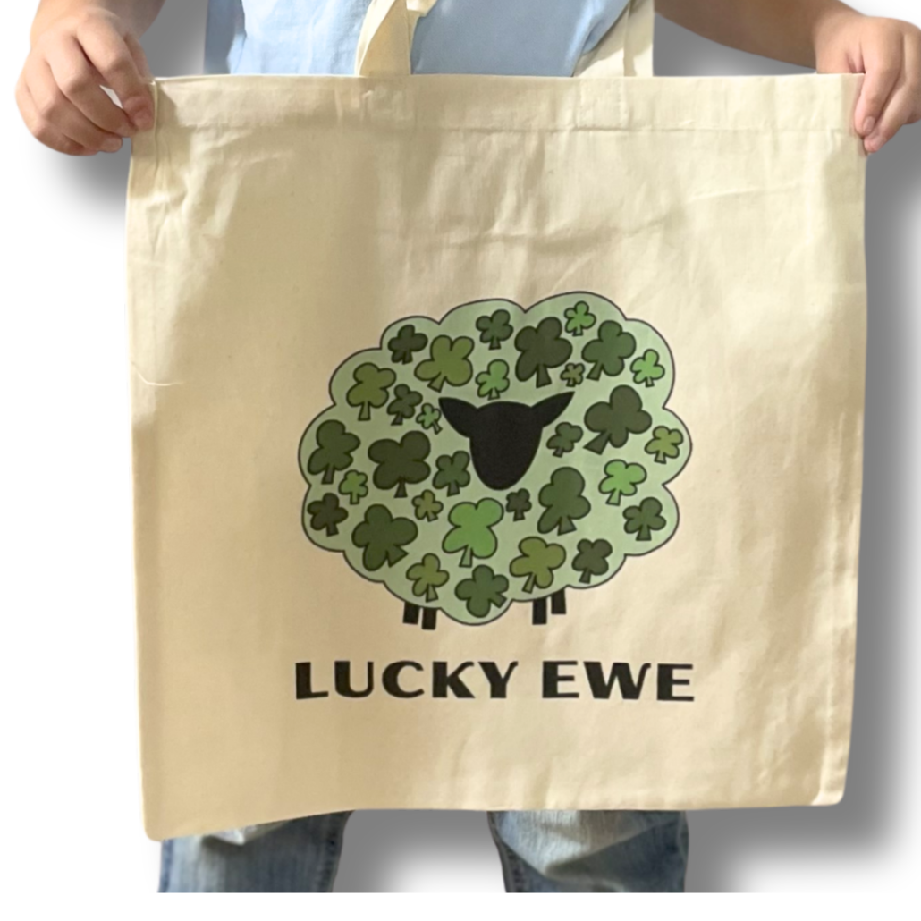 Lucky Ewe Reusable Shopping Bag