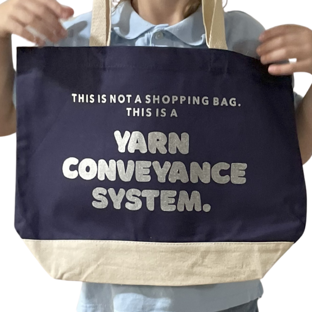 Yarn Conveyance System Reusable Shopping Bag