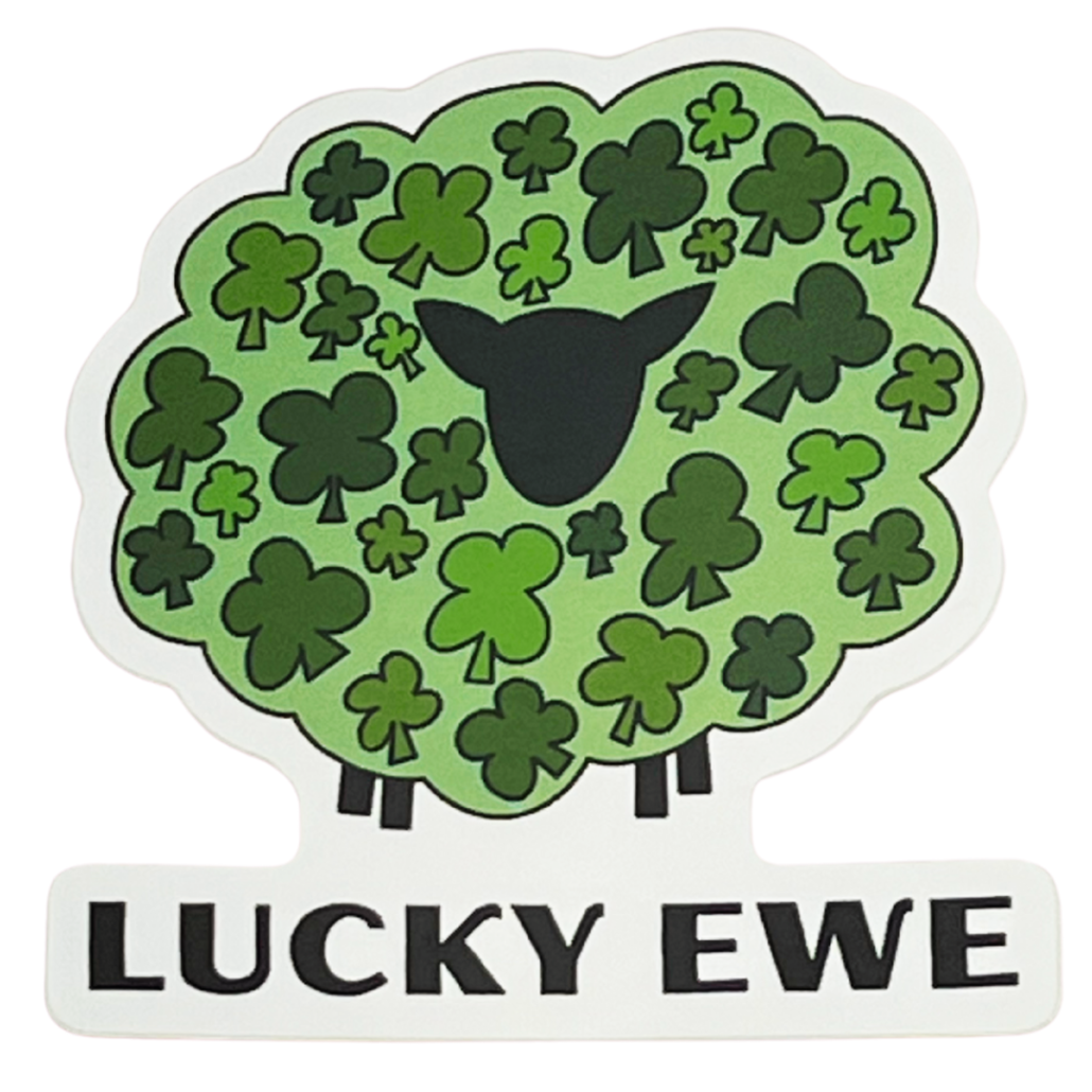 Lucky Ewe Sticker